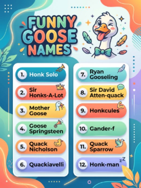 Funny Goose Names