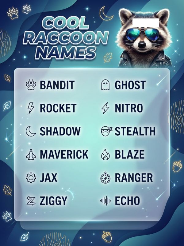 Cool Raccoon Names