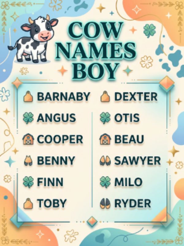 Cow Names Boy