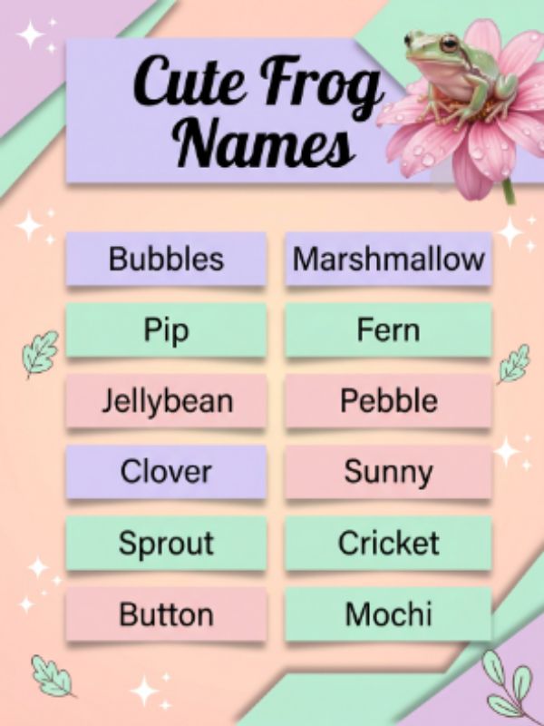 Cute Frog Names