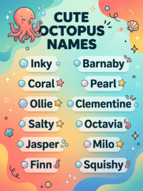 Cute Octopus Names