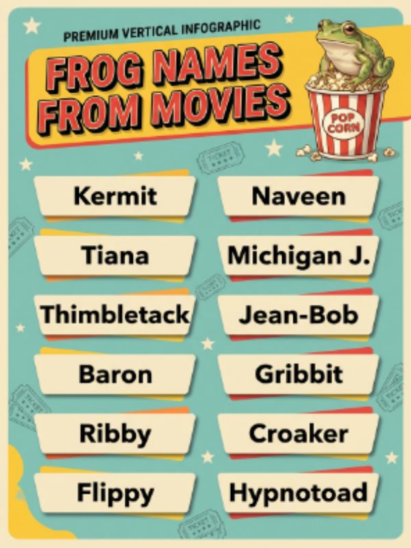 Frog Names From Fovies