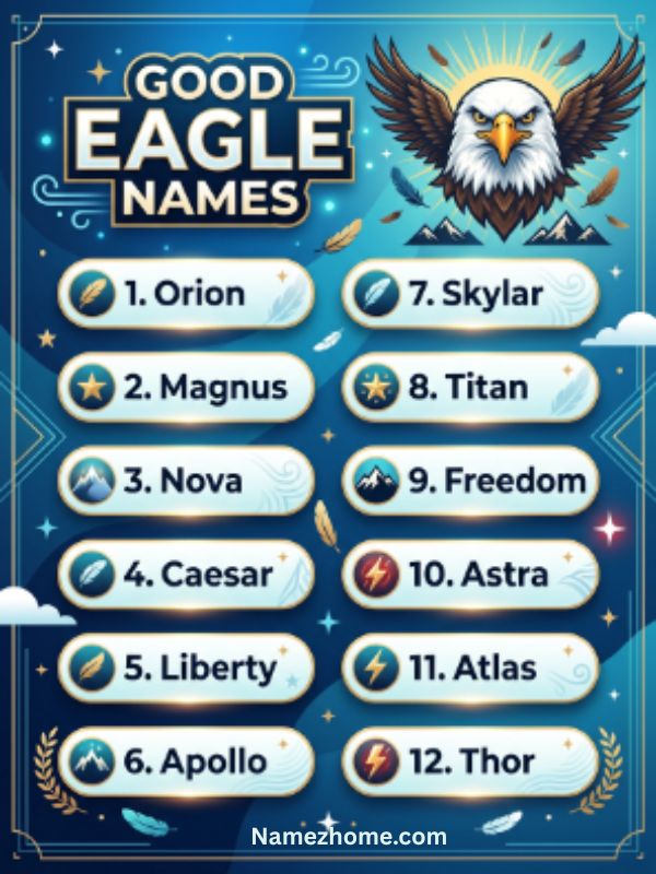 Good Eagle Names