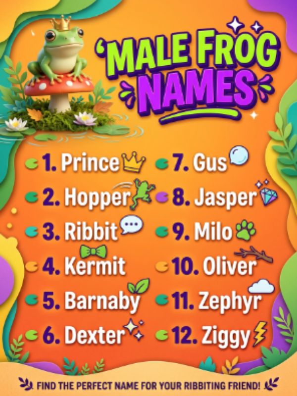 Male Frog Names