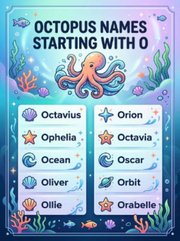 Octopus Names Starting With O