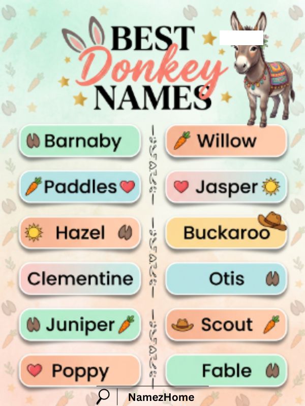 Donkey Nicknames