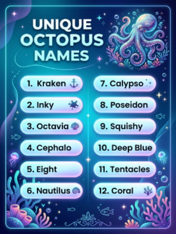 Unique Octopus Names