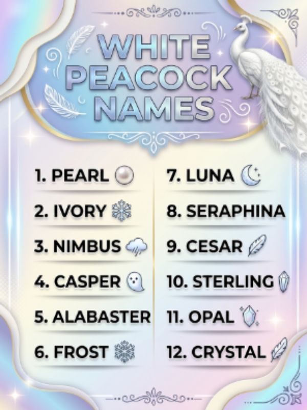 White Peacock Names