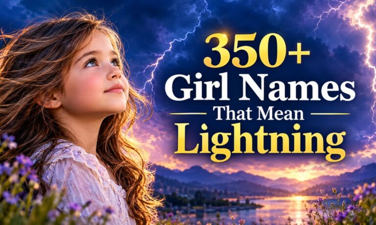 Girl Names That Mean Lightning