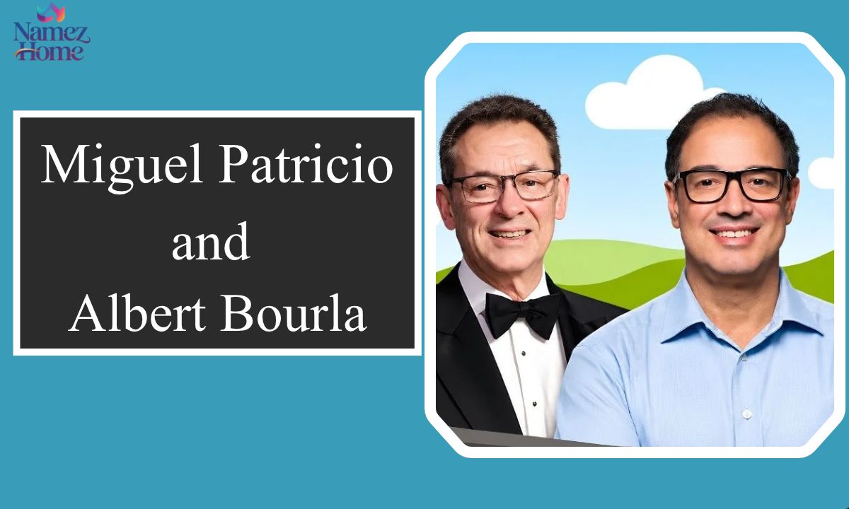 Miguel Patricio and Albert Bourla