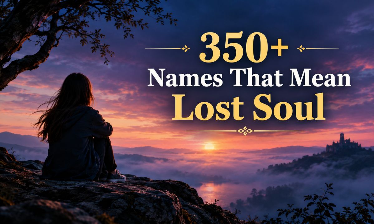 Names That Mean Lost Soul