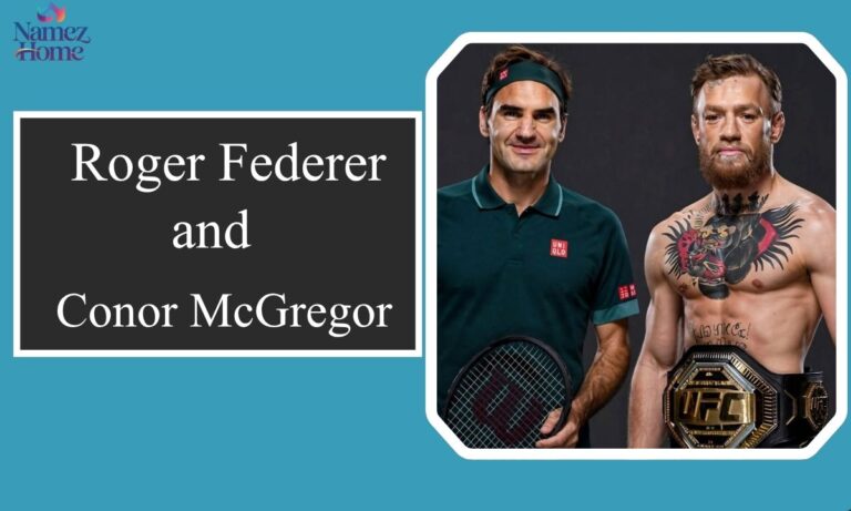 Roger Federer and Conor McGregor