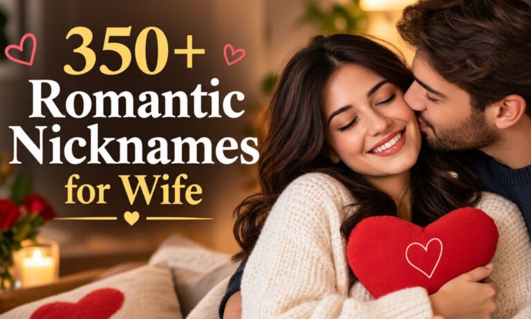 Romantic Nicknames for Wife