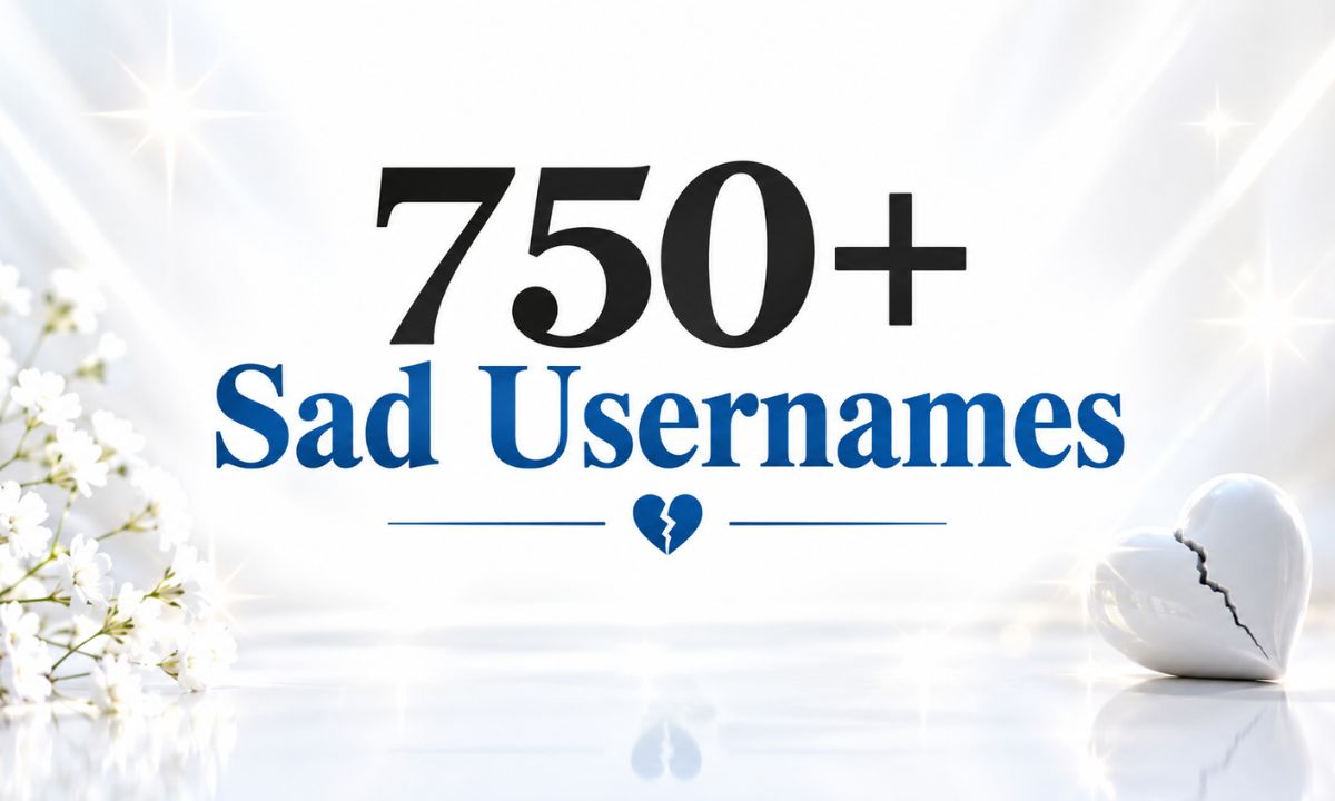 Sad Usernames